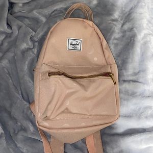 Light Pink Herschel mini backpack